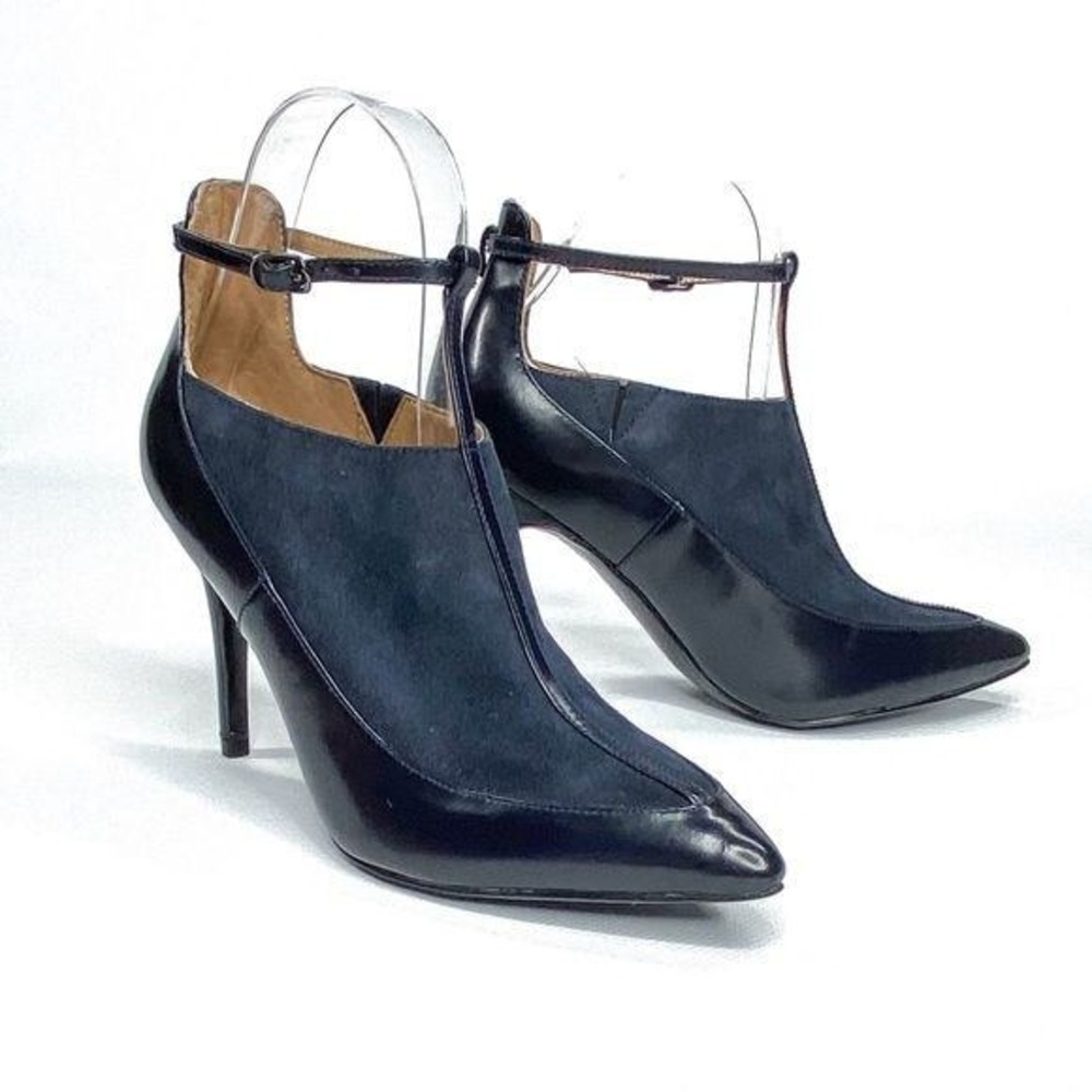 BANANA REPUBLIC Navy‎ Blue Pointy Toe Ankle Booties 6M